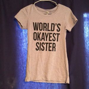 Short sleeve grey t-shirt